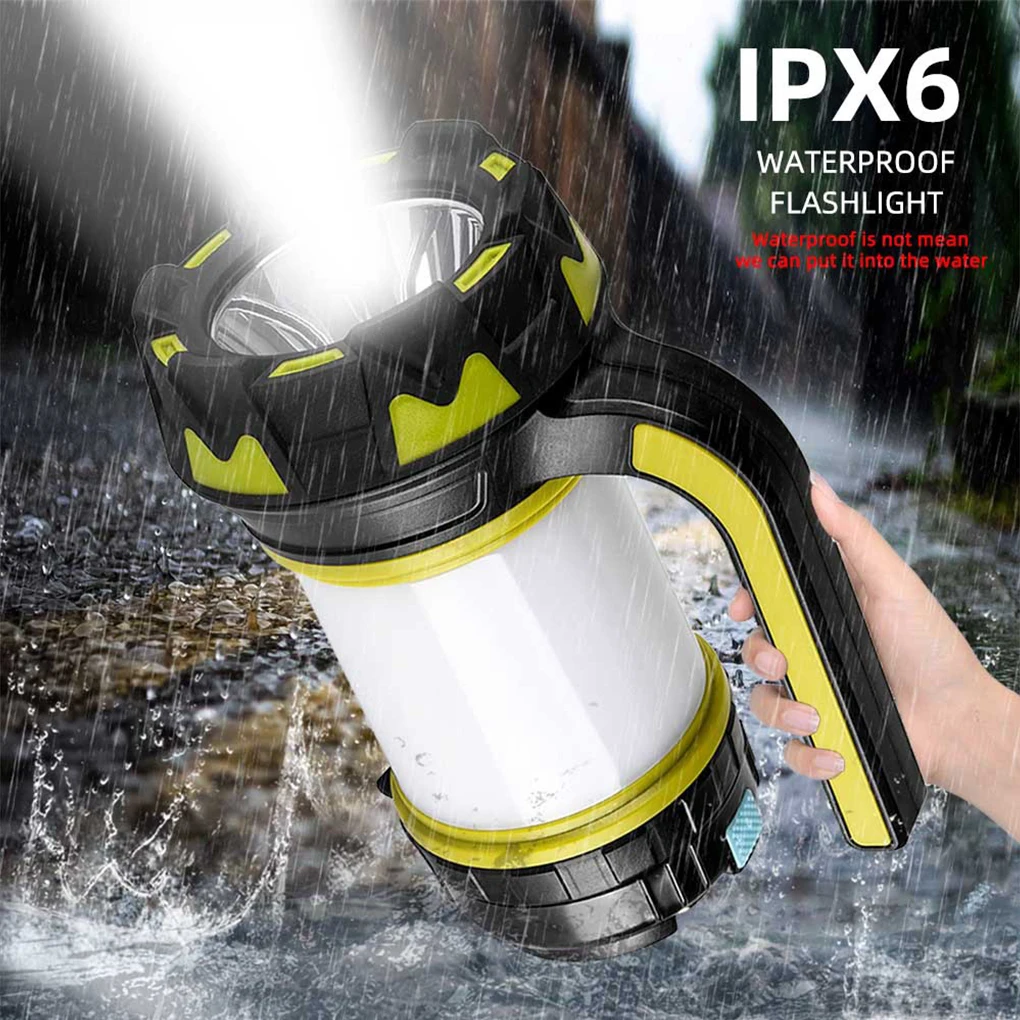 

Водонепроницаемый фонарик IPX6, яркий фонарь для кемпинга на открытом воздухе