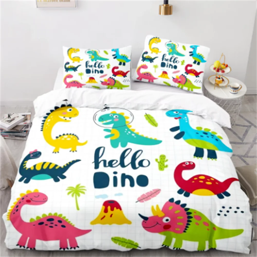 3D мультяшный семейный набор милый медвежонок одеяло Комплект постельного белья