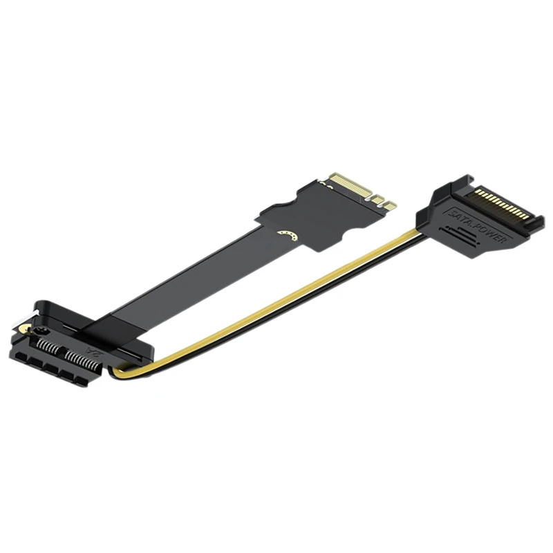 

PCI-E Extension Cable PCI-E3.0 M.2 To PCI-E1X Supports M.2 A.Ekey Interface Full-Speed Stable Lossless Signal