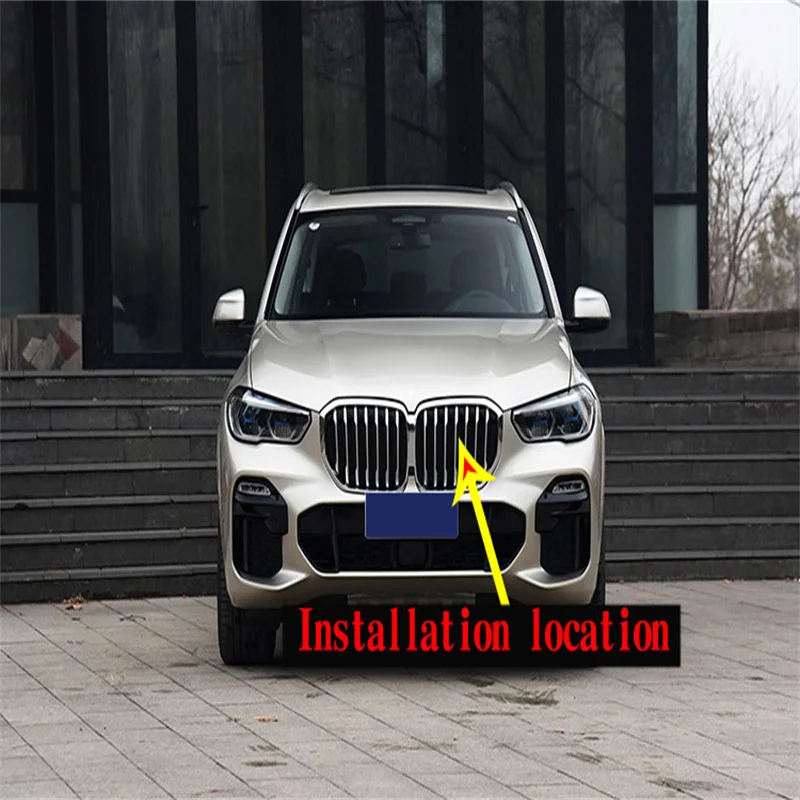 

14 pcs ABS Front Grill Decoration Strips Trim For BMW X5 G05 2019 Car Accessories