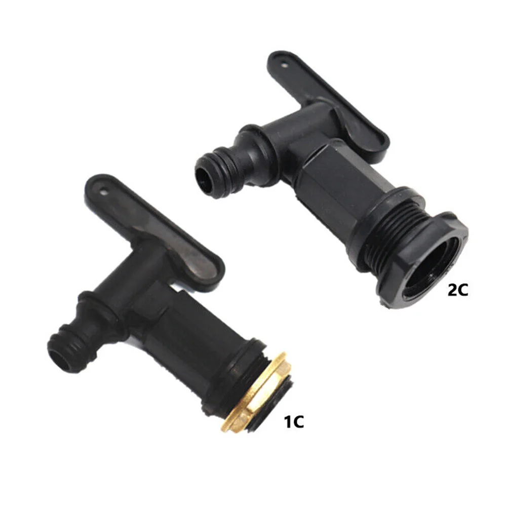 

1pc Water Butt Tap For Hozelock Barrel Adaptor Universal Beer Home Rain Brew Replacement Plastic Tap Garden Kitchen Accessory