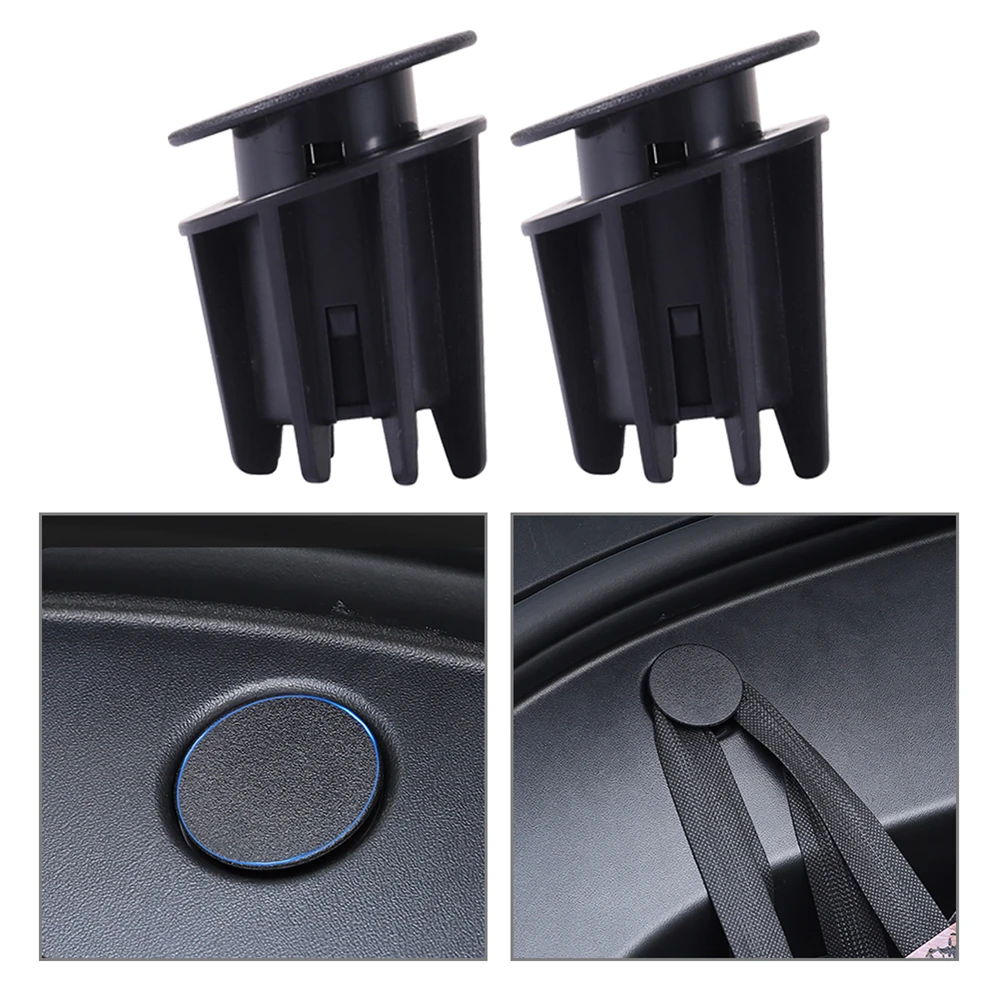2Pcs Car Functional Interior Accessories for Tesla Model 3 2021-22 Front Spare Box Organize Hook Holder Model 3 Front Trunk Hook