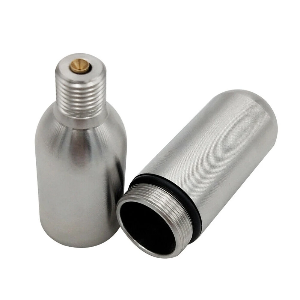 

Paintball PCP 12g Refillable CO2 Cartridge With 8mm Male Quick Disconnect Plug Probe Filling Adapter Tool Stainless Steel