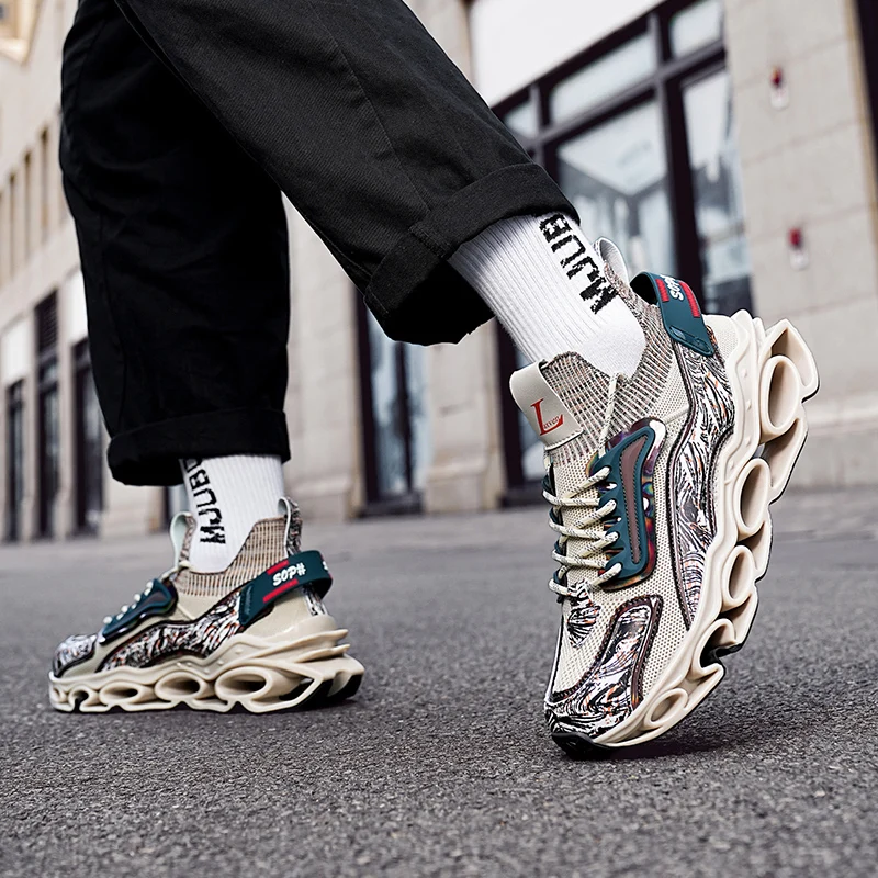 Кроссовки мужские теннисные роскошная обувь повседневные дышащие модные