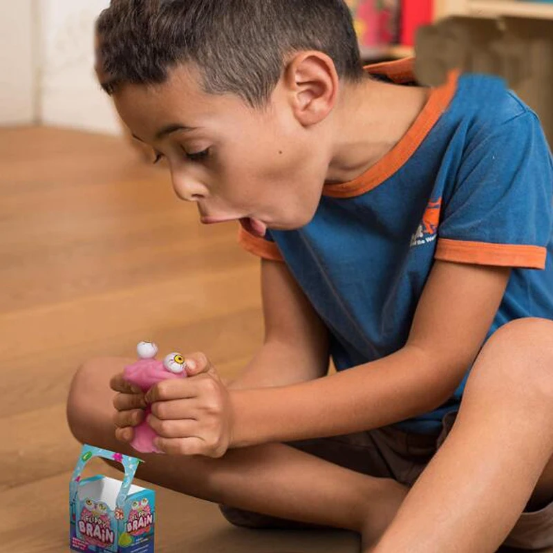 Переворачивающийся мозг Сжимаемый глаз сжимаемые игрушки-фиджеты крутой