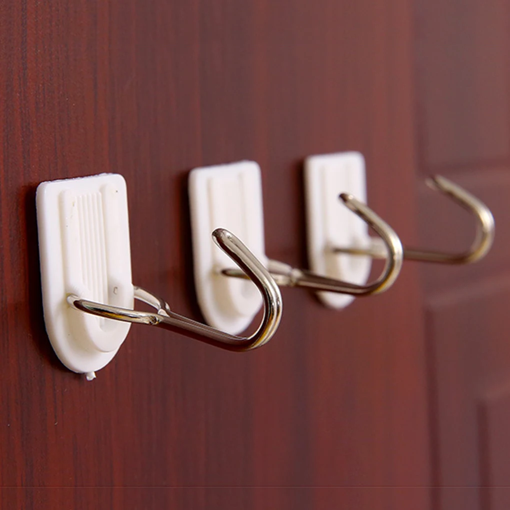 

Plastic white strong stick hook,Bathroom kitchen wall hangers,Self adhesive door hook,Suction cup suckers,Home wall hangers,6PCS