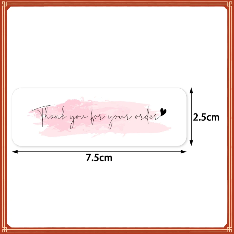 

Thank You for Your Order Stickers Labels for Envelope Sealing for Small Business Decor Sticker Stationery Supply