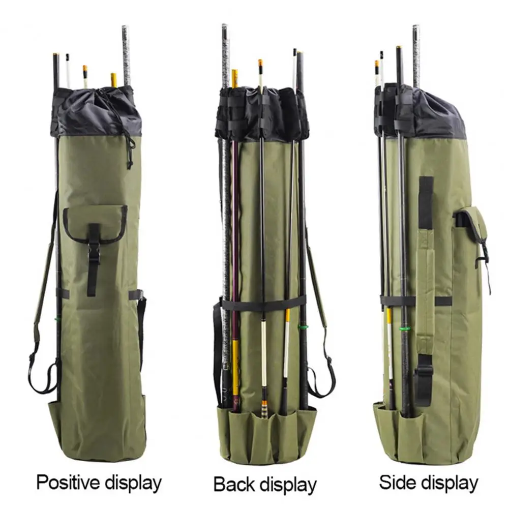 

Fishing Gear Bag Waterproof Fishing Rod Bag Capacity Travel-friendly Case for Organizing Carrying Fishing Gear Fishing Rod Bag