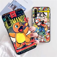 pokemon pikachu bandai phone cases for huawei honor p30 p40 pro p30 pro honor 8x v9 10i 10x lite 9a soft tpu coque back cover
