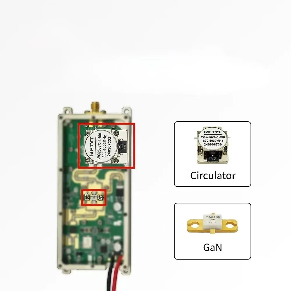 Фото 50W/47dBm  200-2700M  Noise module Sweep VCO source  RF module  Customize 315M 433M 868M 915M 1.2G 1.5G 2.4G With IsolaToR №3