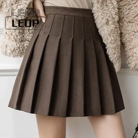 ledp skirt high waist pleated skirt y2k summer and autumn casual plaid skirt japanese school uniform mini skirt pleated skirt