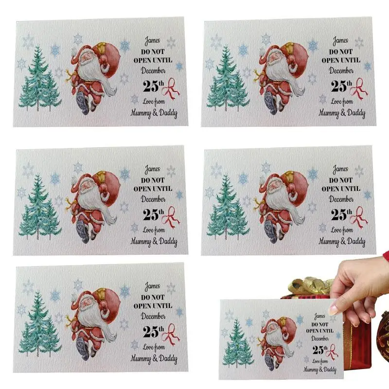 

5 шт., держатели для денег и рождественских карт