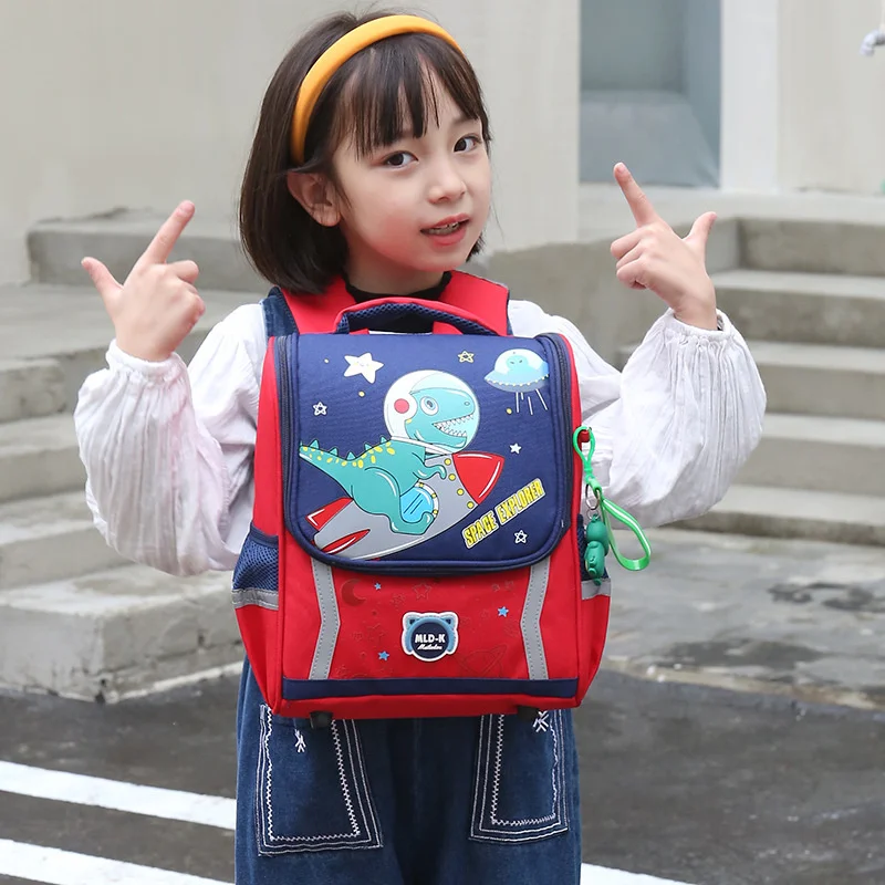 OSLD Kindergarten Cute Cartoon 3-6 Year Old Schoolbag Primary School Students 1-3 Grade Large Capacity Lightweight Backpacks