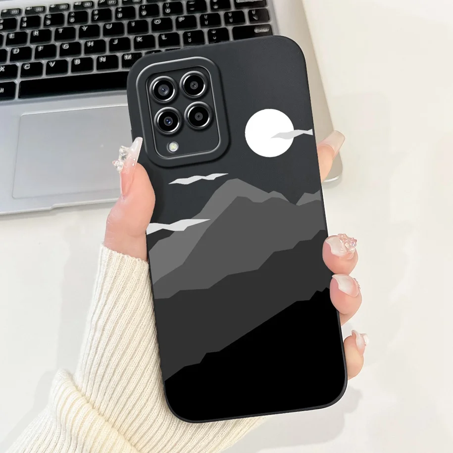 Чехол для Samsung M33 M53 Женский задняя крышка защиты фотокамеры мягкий чехол Galaxy M 33 53