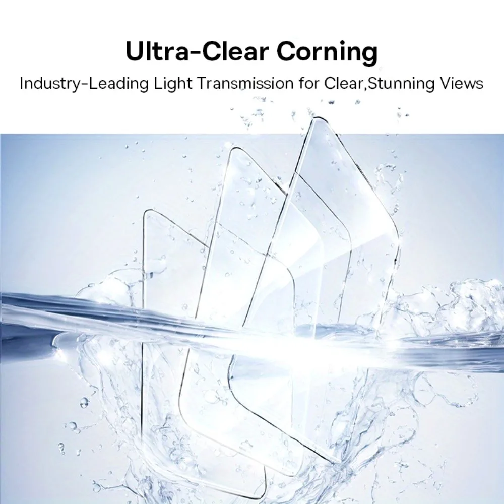Защитное стекло Ultra Clear (4 шт.) для iPhone 15, 16, 17 Pro Max, 17e, 16e, Air, 14, 13, 12, 11 Pro, 15, 14 Plus, устойчивое к царапинам (art.: 3920daa7eebbd) - 3920daa7eebbd