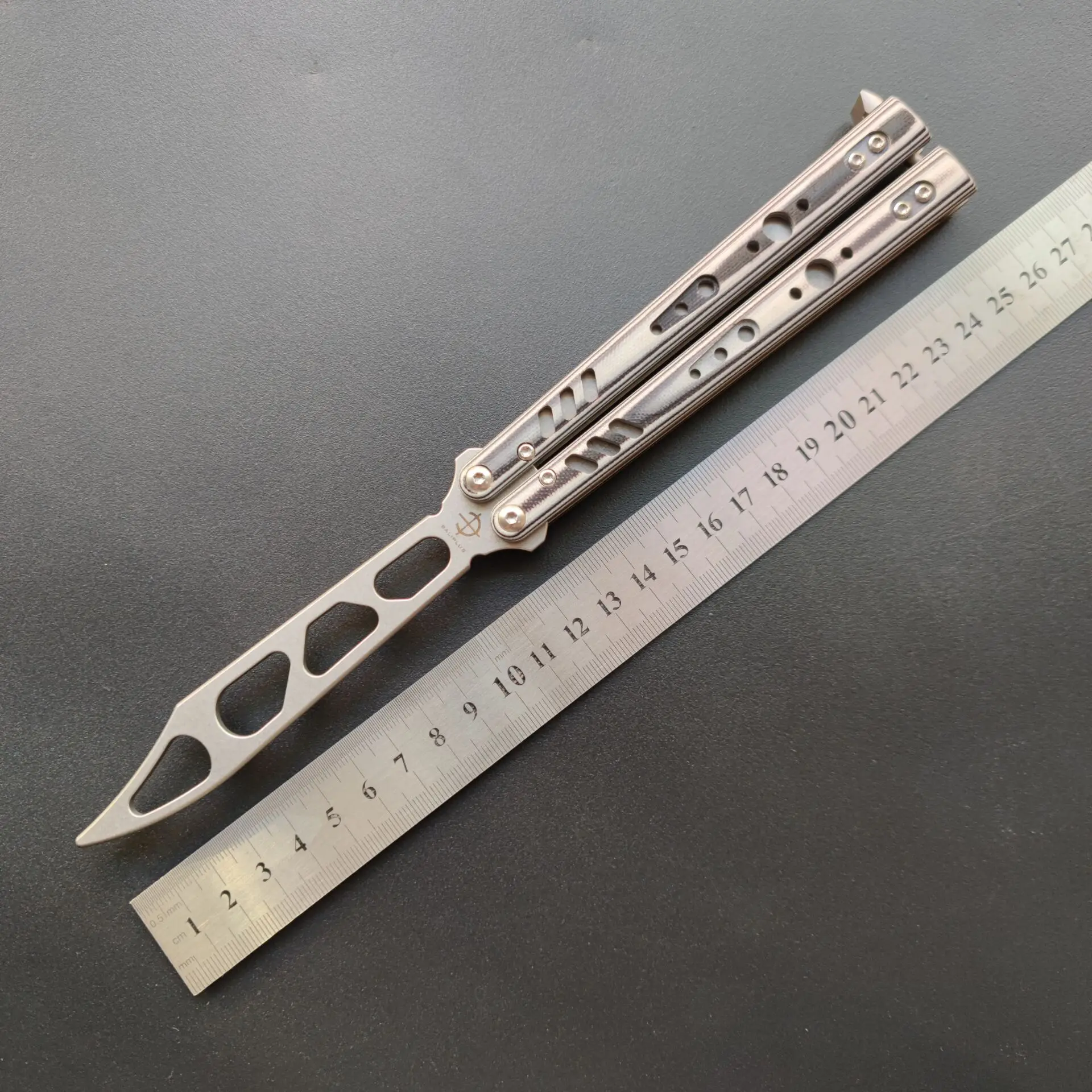 Горячая Распродажа! BALIPLUS BRS Replicant Butterfly тренировочный нож D2 лезвие из углеродного