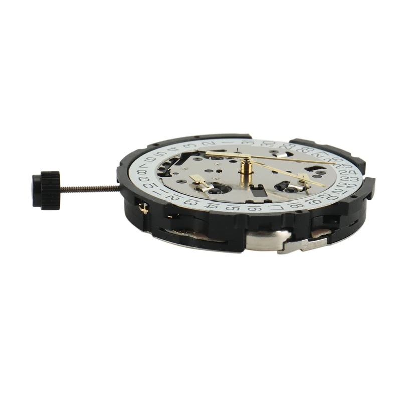 For ETA G10.212 Quartz Watch Movement with Stem & Battery 6 Pin Date At Watch Repair Parts