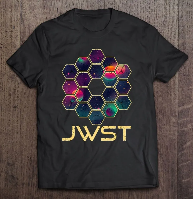 

Футболка Jwst мужская оверсайз с изображением астрономической науки