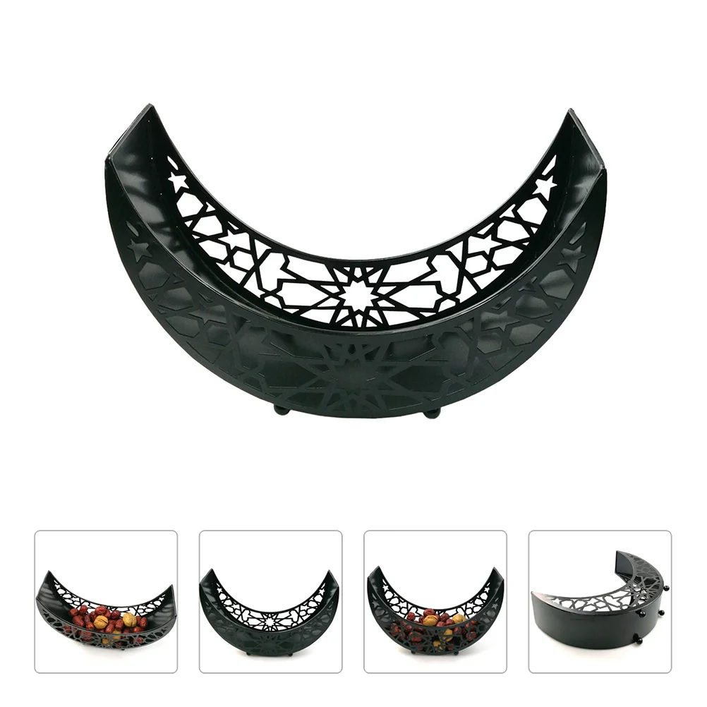 

Eid Fruit Plate Iron Fruit Tray Home Dessert Plate Candy Tray for Home