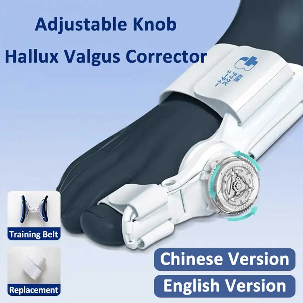 

New Bunion Splint Big Toe Straightener Adjustable Corrector Knob Hallux Valgus Correction Orthopedic Supplies Pedicure Foot Care