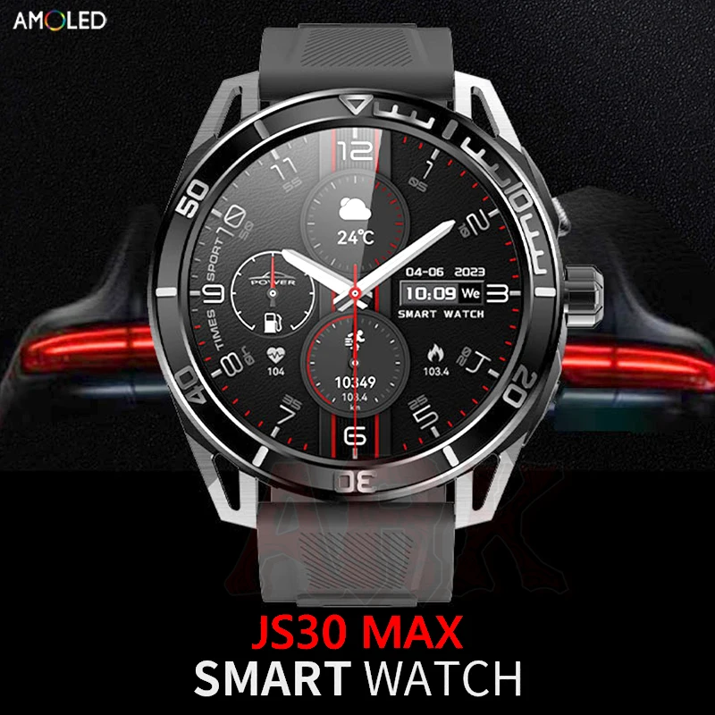 

2023 New JS30 Max Smart Watch Men NFC Bluetooth Call 466*466 HD Screen Heart Rate Waterproof Smartwatch Women for HUAWEI Xiaomi