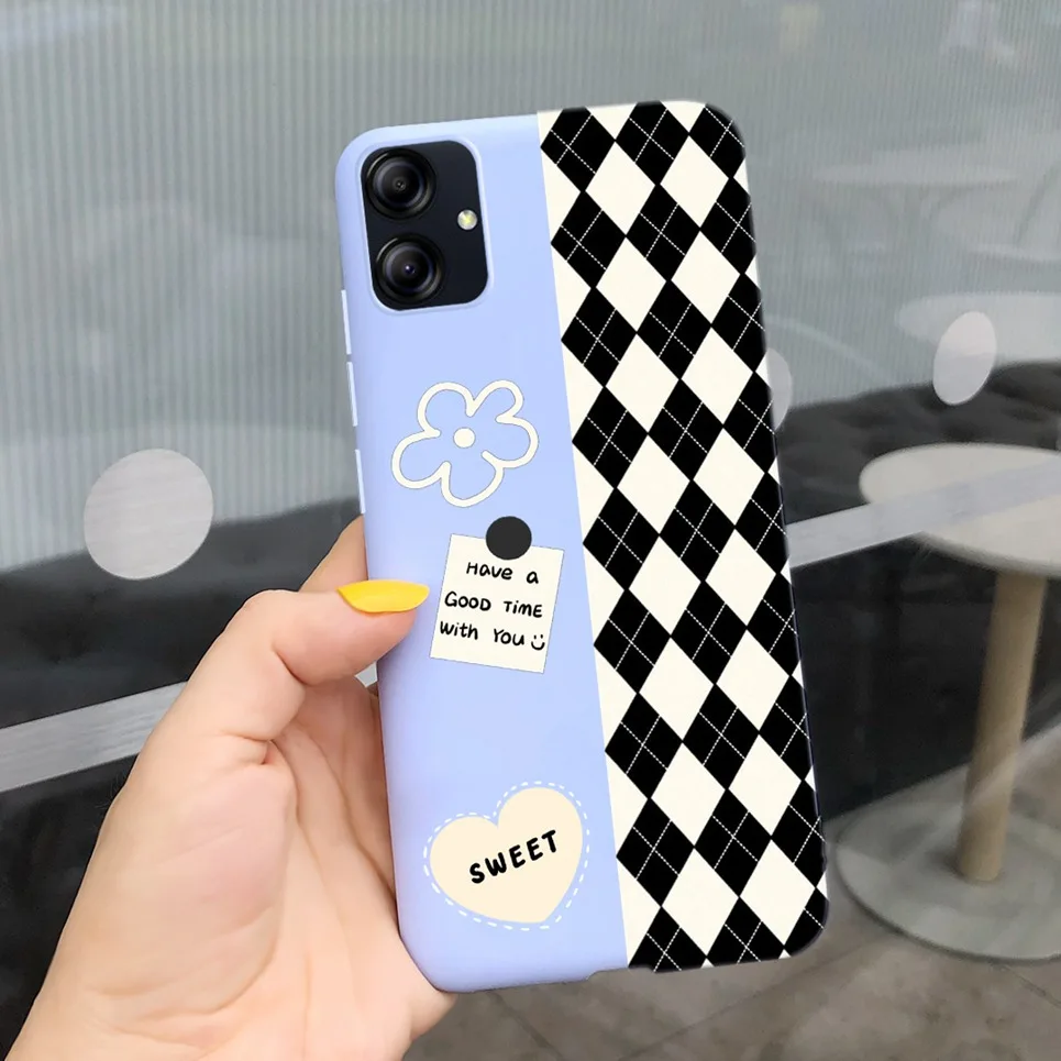 Чехол-накладка для телефона Samsung Galaxy A04e задняя крышка симпатичный силиконовый