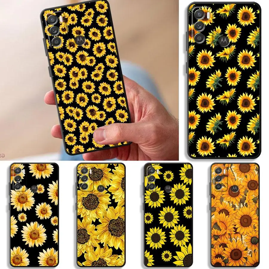 Фото Чехол Sunflower для Motorola Moto G53 G30 G71 Edge 20 Pro 30 Lite G52 G22 Edge40 G32 G60s G51 G73 G50 №1