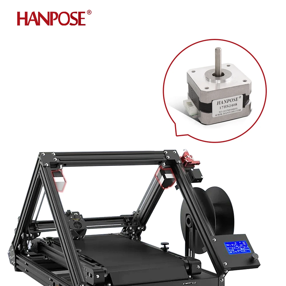 Двигатель крутящего момента 17HS2408 4-lead 42 0 6 А с линией DuPont для оборудования