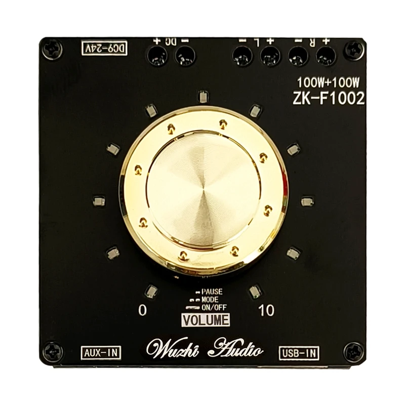 

Улучшенная Плата усилителя, многофункциональный цифровой усилитель мощности BT 5,1 с AUX/USB/Bluetooth/флэш-накопителем/звуковой картой ПК