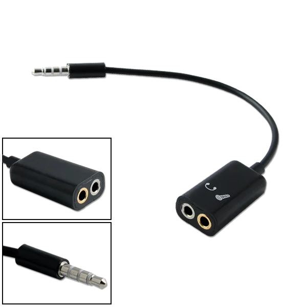 3 5 мм Разветвитель для наушников аудио мини-разъем разветвитель Удлинительный