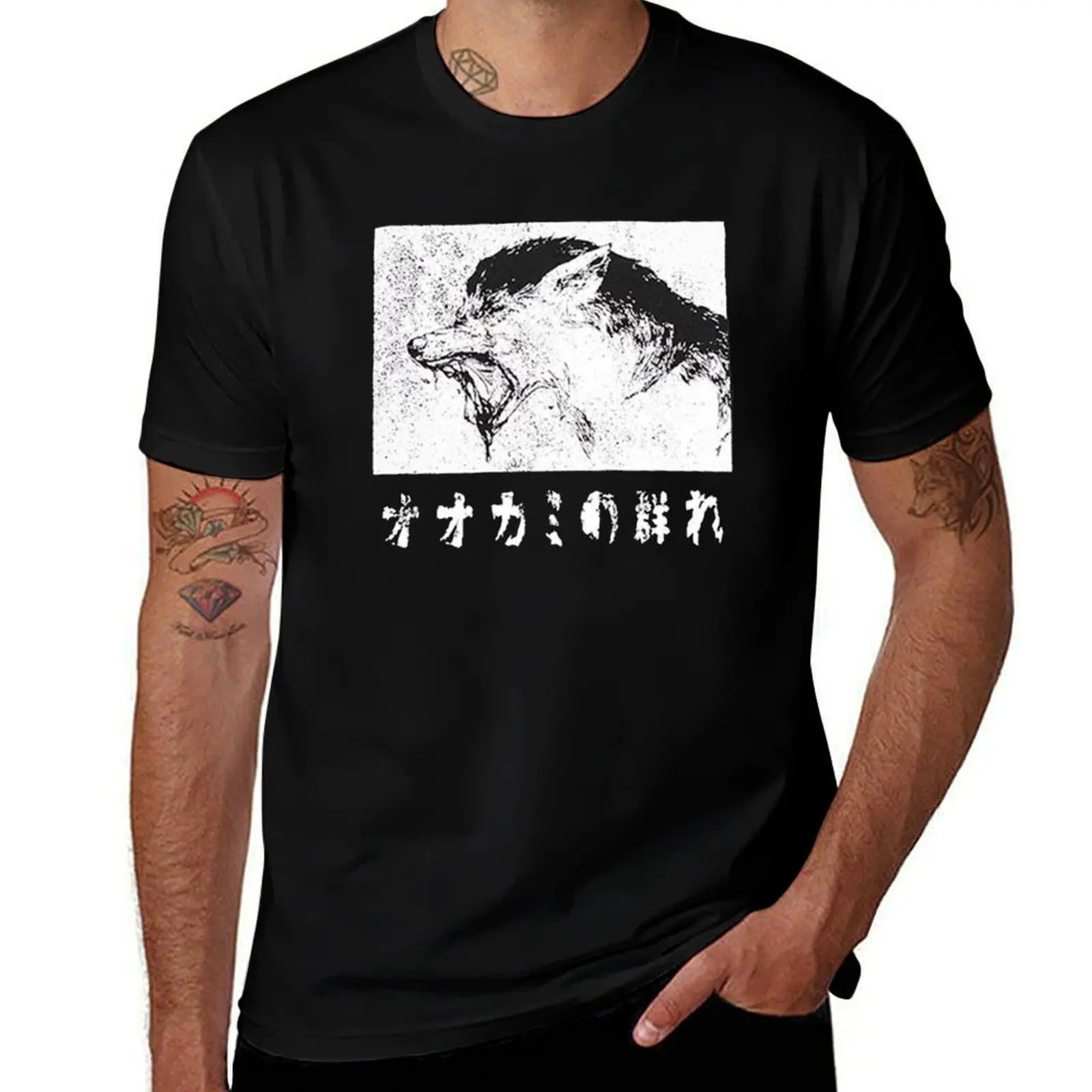 Фото Футболка SSSniperwolf WOLFPACK Merch, однотонная, с коротким рукавом, из хлопка. №1