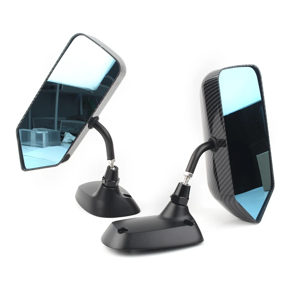 Автомобильное синее зеркало заднего вида в стиле F1 металлический кронштейн из