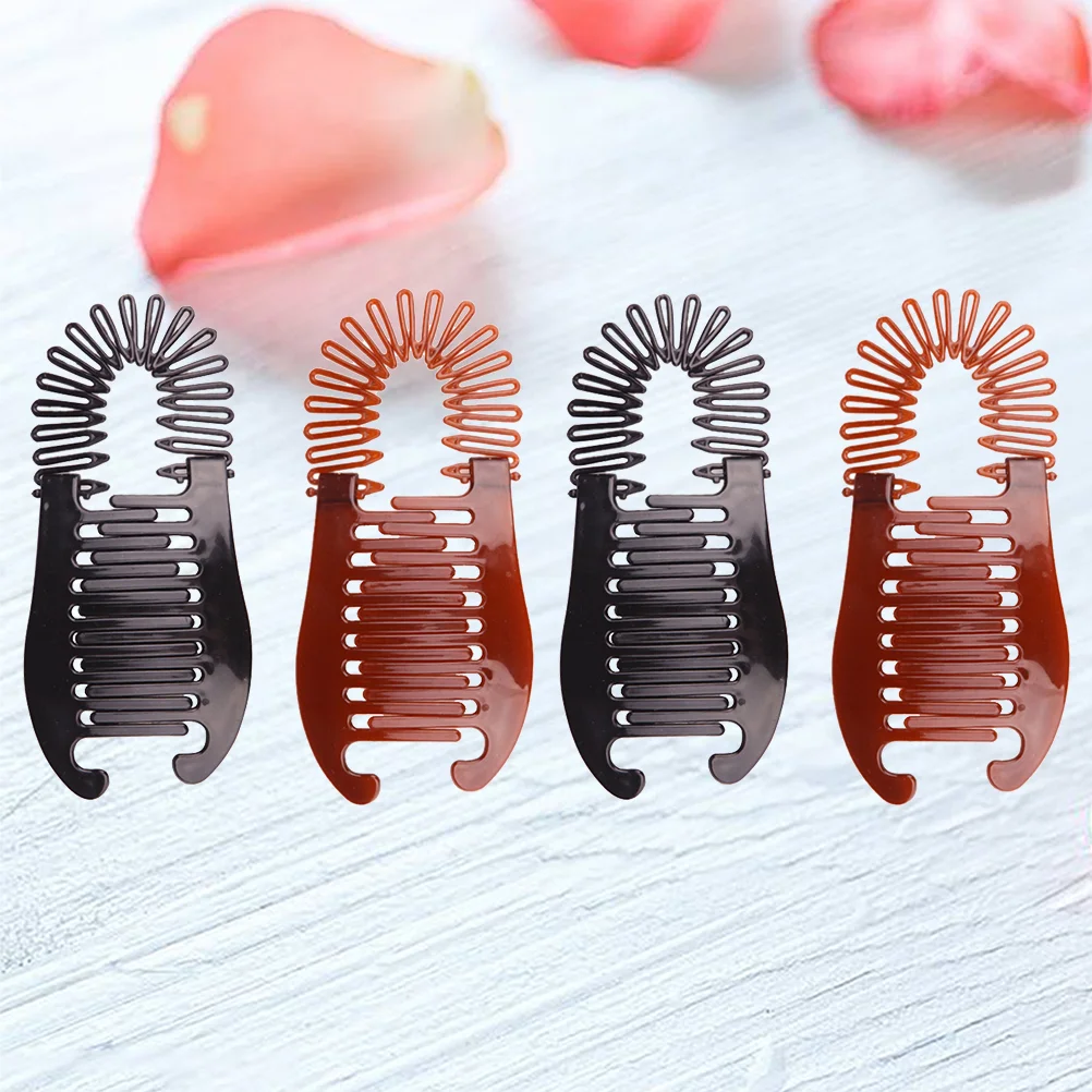 

4 Pcs Hair Accessory Girls Big Paws Women Hairpins Banana Clip Ponytail Holder Creative Clips Miss