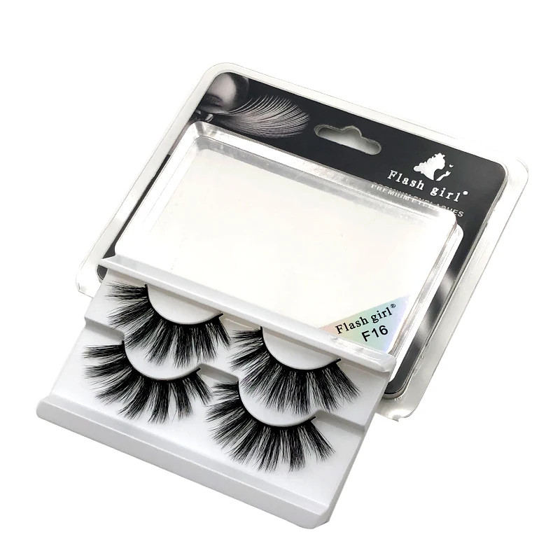 Ресницы Накладные из искусственной норки 2 пары 20 моделей |