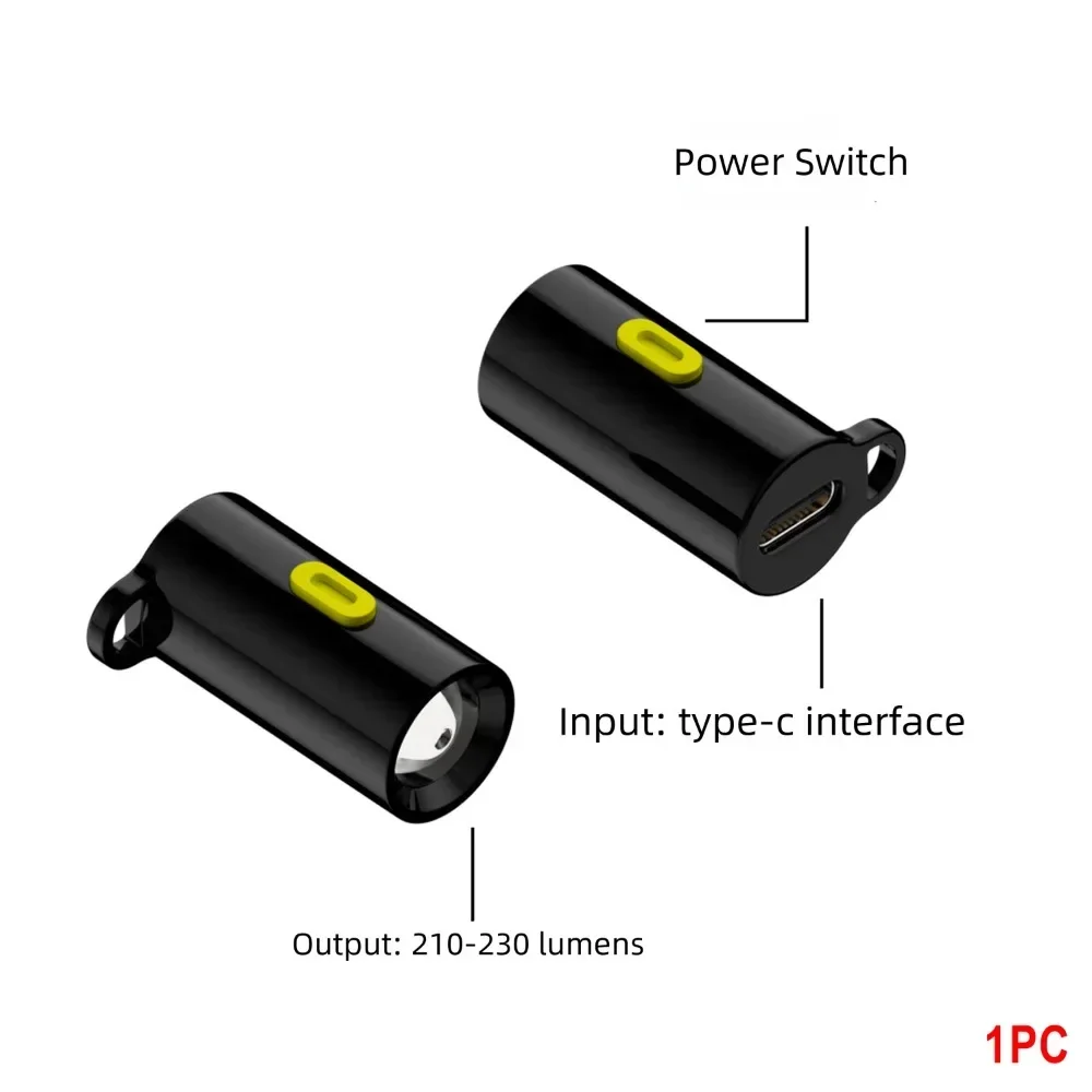 

Портативный фонарик ABS 210-230 люмен USB Type-C