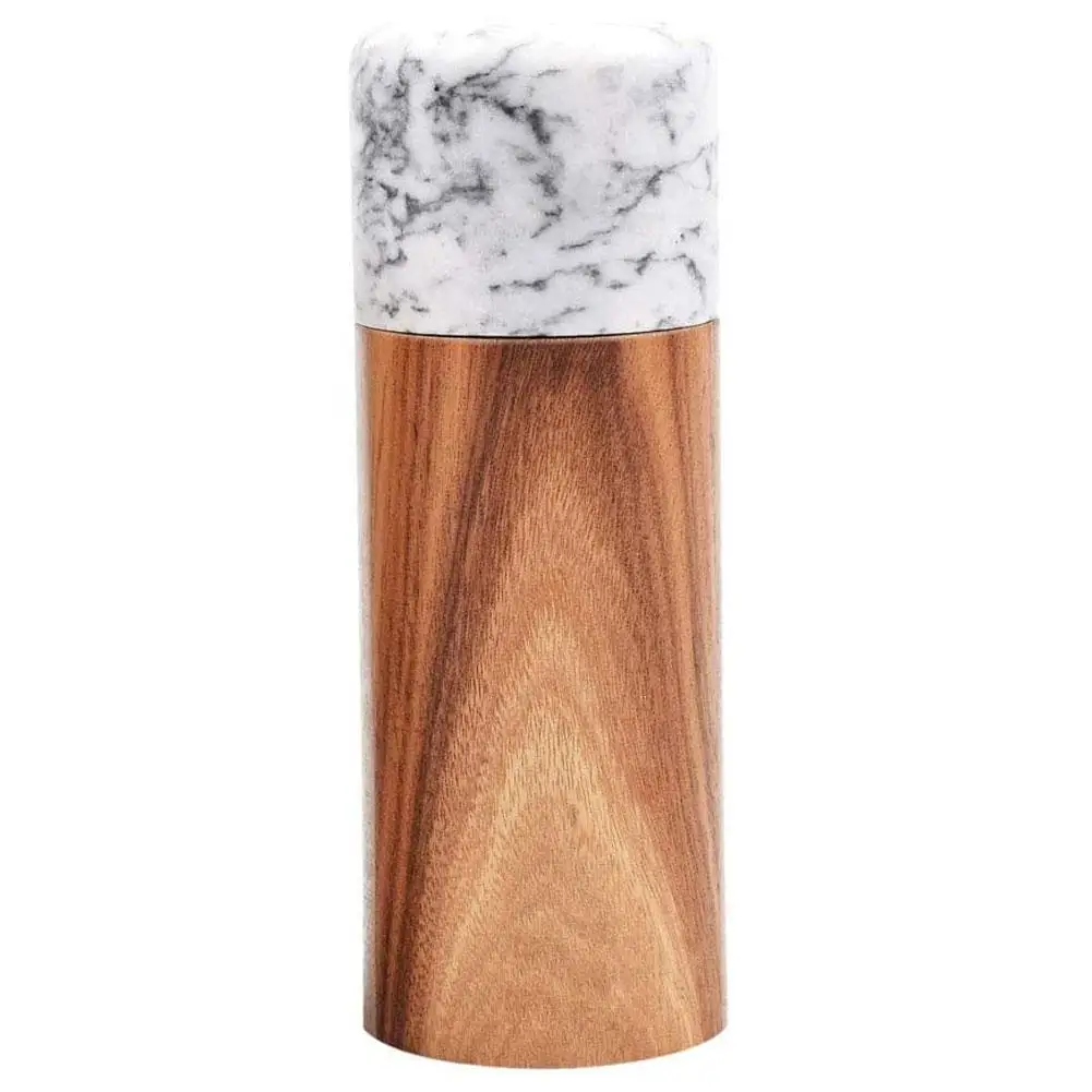 

Wooden Marble Spice Spray Bottle Pepper Salt Sprayer Manual Spice and Pepper Grinders Home Kitchen Cooking Seasoning Shaker