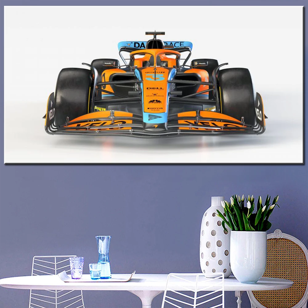 

Canvas Art Car Poster McLaren MCL36 Decor Print Living Room Wallpaper Painting Bedroom Mural Modular Home Decoration Framework