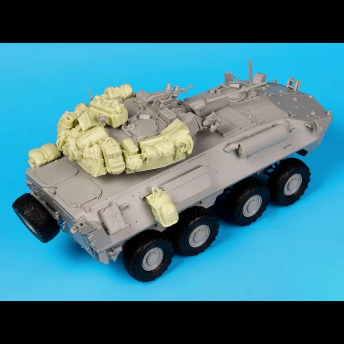 Фото Набор неокрашенных фигурок из смолы в масштабе 1/35, военная тематика, аксессуары ASLAV, в разобранном и неокрашенном виде, GK 855. №5