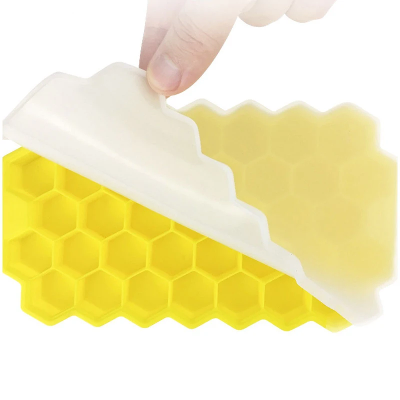 Силиконовый поднос для кубиков льда зеркальные кухонные сотовые формы барная