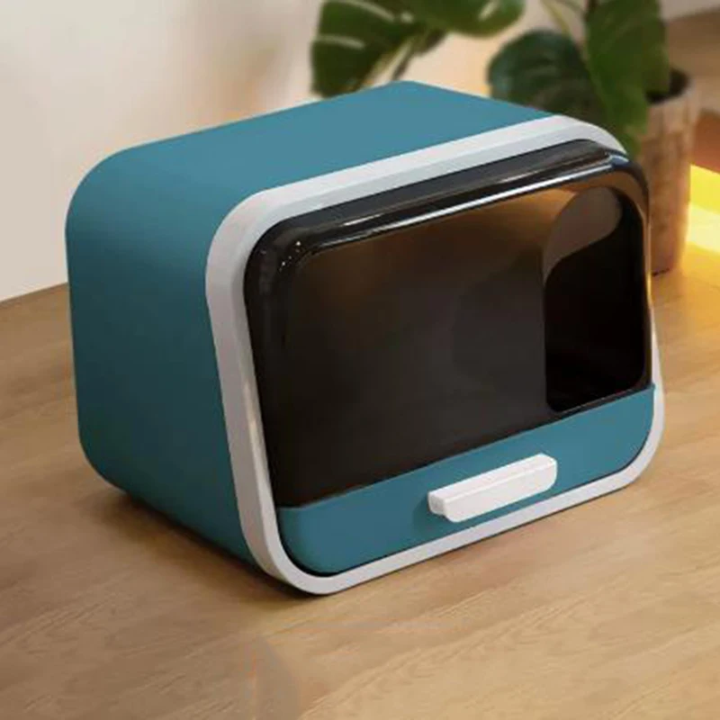 "Litter Box Cat Toilet Enclosure Strainer Travel Design Shovel Covered