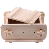 tofu mold toolremovable wooden press boxhome kitchen tofu maker press mold kit for diy tofu mold cooking handmade