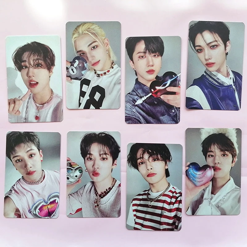 

8PCS/Set Kpop STRAY KIDS New Album MAXIDENT LOMO Cards HD Printed Photocards Postcard Photo Cards for Fans Gift Collection Card