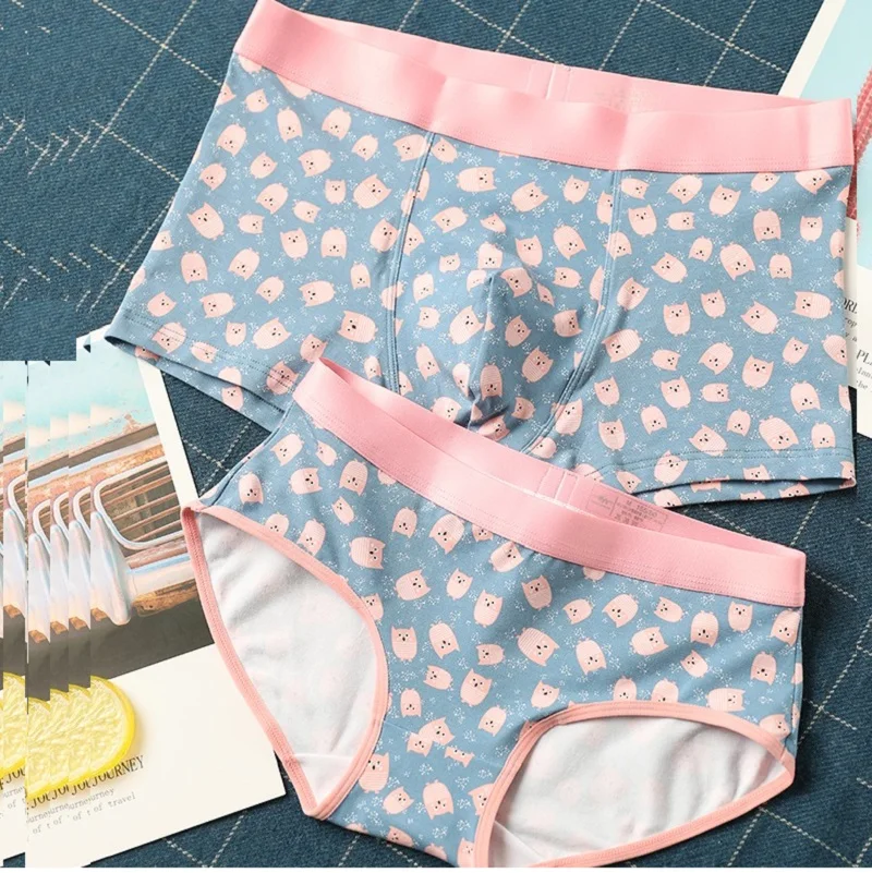 

Трусы-боксеры хлопковые для влюбленных, 2 шт./лот