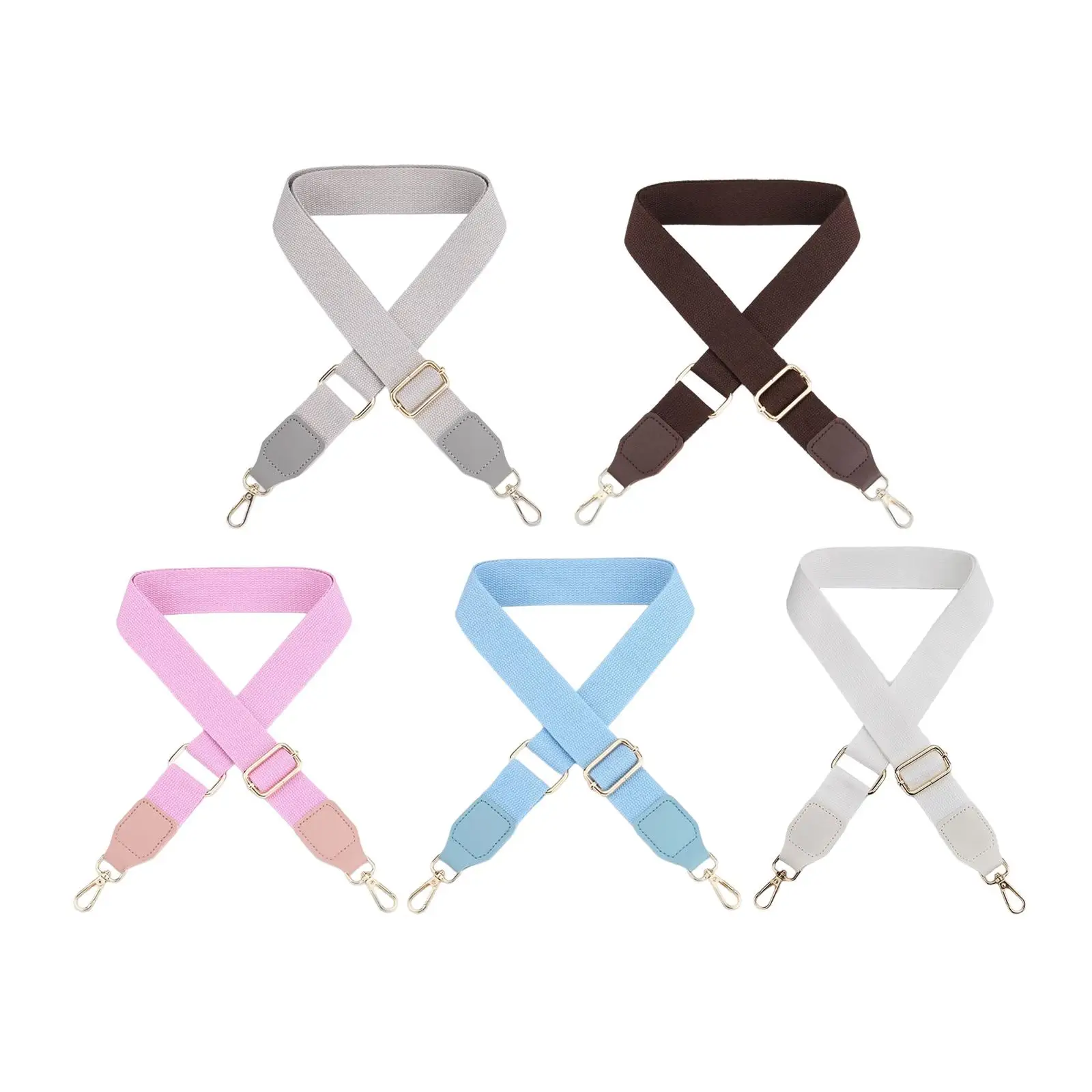 

Shoulder Bag Strap Replacement Adjustable with Metal Swivel Hooks Fashion DIY Tool Bag Strap for Strap Bag Crossbody Handbag