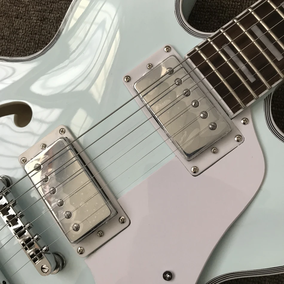 

Custom Shop, Hollow Body Jazz ES-335 High Quality Electric Guitar,Chrome Hardware，Free Shipping