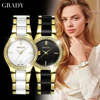 ceramic watch for women clock fashion gift free shipping quartz ladies watches luxury womens wristwatch
