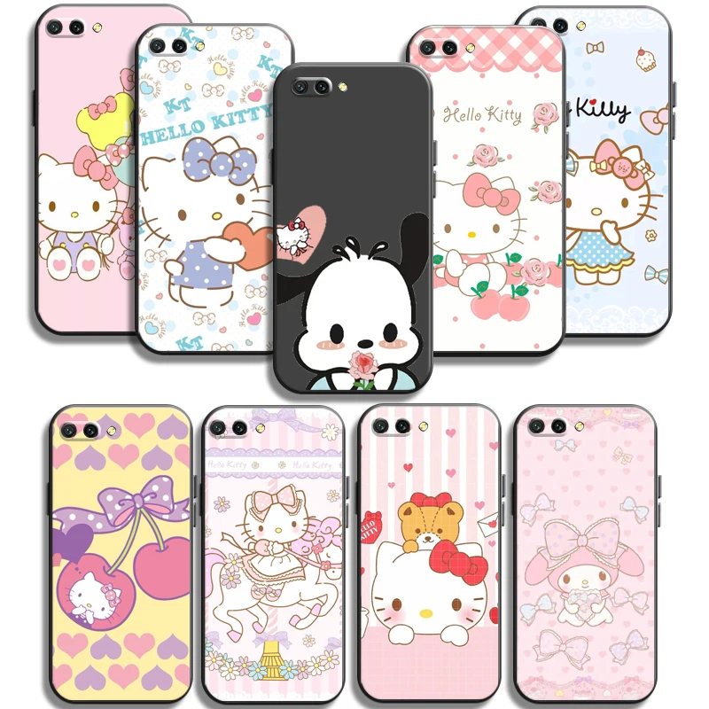 

NEW Hello Kitty Phone Cases For Huawei Honor P Smart Z P Smart 2019 P Smart 2020 P20 P20 Lite P20 Pro Funda Soft TPU Coque