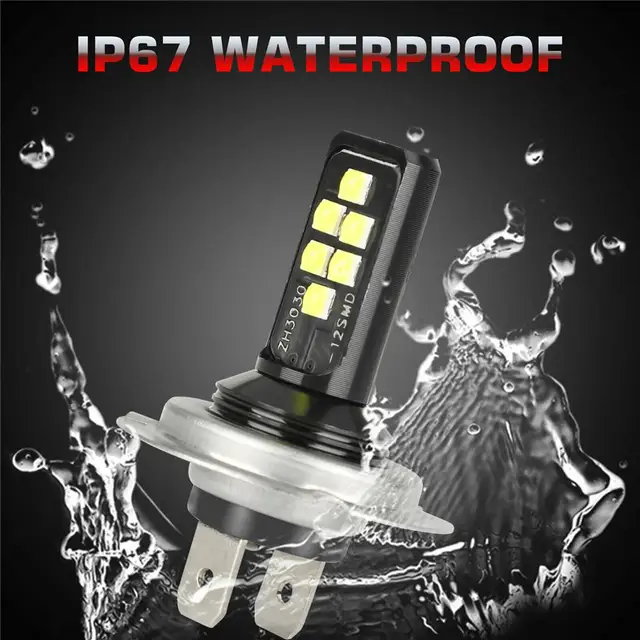 CAR H7 H4Combo LED Headlight Kit Bulbs High Low Beam 60W 52000LM 6000K Kit Car Headlight Bulbs(LED) Car Lights Automobiles, Part 5