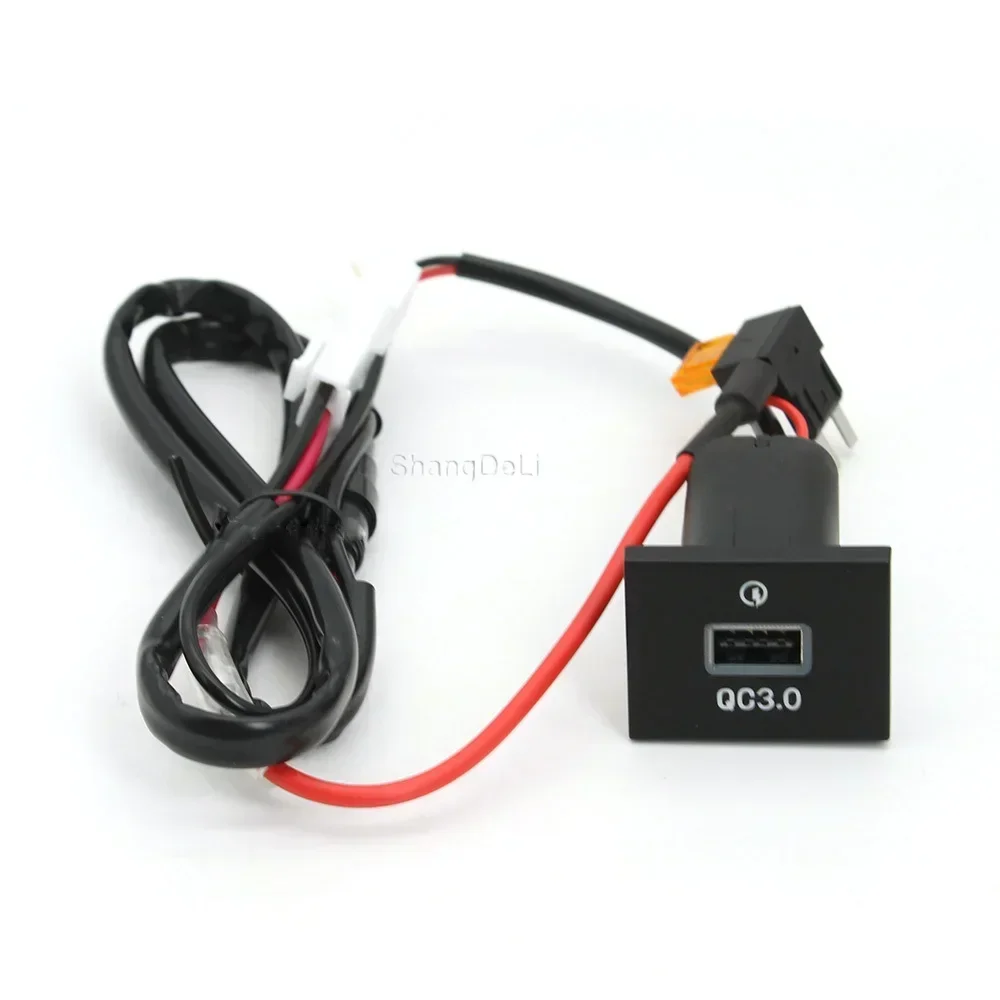 12 В/24 В автомобильный двойной USB-порт для зарядки QC3.0 Type-C разъем блока