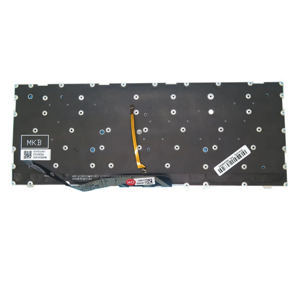 Ноутбук с клавиатурой подсветкой для AVADirect V540TU QS английский США черный новый